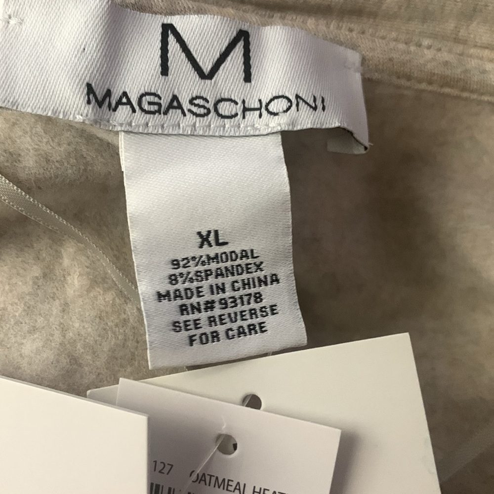 Magaschoni Heathered Oatmeal Modal Duster- NWT - Picture 16 of 17